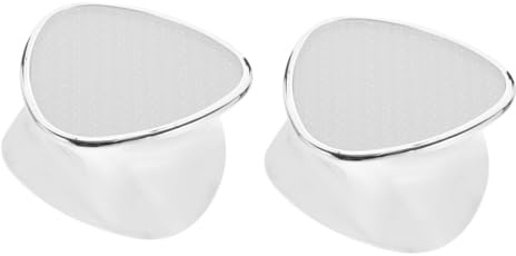 Beavorty 2st Peeling Fußschrubber Zum Entfernen Abgestorbener Haut Sofortiger Nagelhautentferner Reinigungsmittel Tot Fuß Raspel - Pflege Maniküre-kit Abs Silver