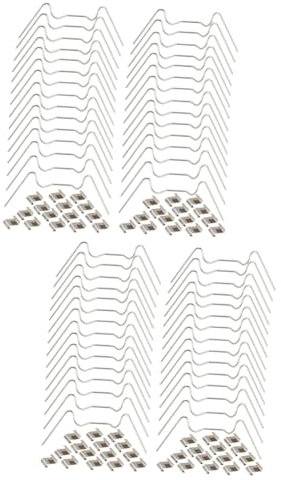 TOYANDONA 2juegos Clips De Fijación para Invernadero Inoxidable z Resistente Corrosión para Reparación De Cristales y Invernaderos