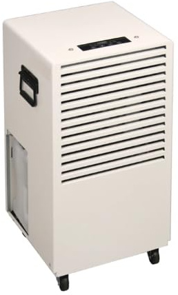 FD33ECO Deumidificatore Portatile Professionale, Bianco/Blu, 26L/24h, Gas R290, Display Digitale, 385x385x660mm, Riavvio Automatico, Filtro Lavabile