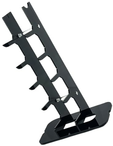 COLLBATH porte-couteau acrylique décoration présentoir de couteaux au détail présentoir de couteaux de collection pour à de table display rack Black