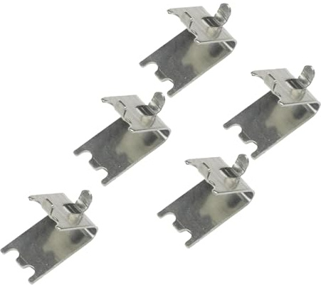 TOBBOMEY 6Pcs Refrigerator Shelf Clips Freezer Shelf Support Hooks Refrigerator Support Clamp Replacement for Fridge and Cooler Storage