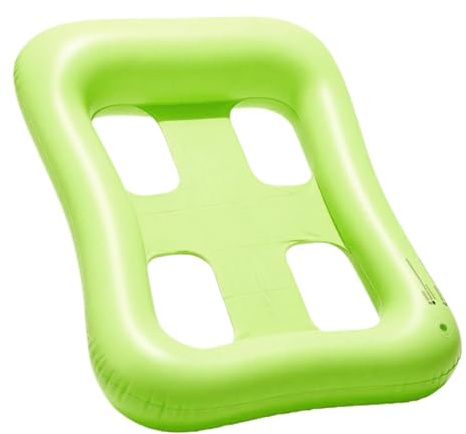 Flottant pour piscine – Chaise gonflable pour radeau flottant – Salon Pṣer Piscine épaissie en PVC de 120 kg, tapis gonflable pliable et piscine