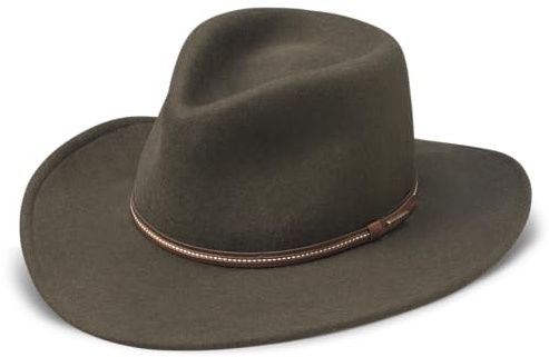 Stetson and Dobbs SWGLTN-8132 Men's Gallatin Cowboy Hat, Sage - 6 3/4