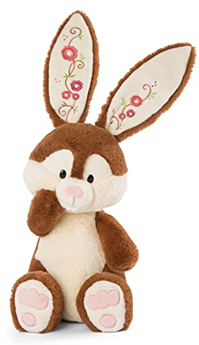 NICI Kuscheltier Hase Poline Bunny 35cm – Hase Plüschtier für Mädchen, Jungen & Babys – Flauschiges Stofftier zum Kuscheln & Spielen – Weiches Schmusetier – Forest Friends Kollektion