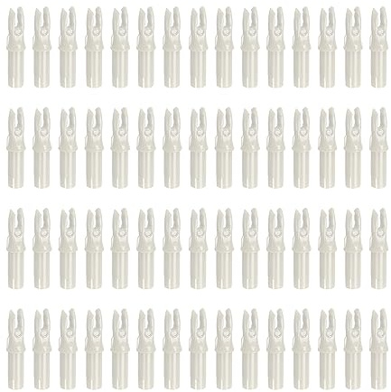 PATIKIL Archery Arrow Nocks 6.2mm 0.244, 60 Pack Insert Arrow Nock Replacement for Shooting, White