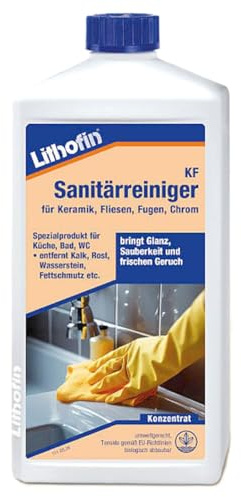 Lithofin KF Nettoyant Sanitaire - pour l’Entretien régulier des Zones humides 1 L
