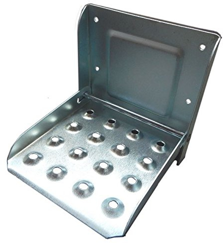 Klapptritt antirutsch Verzinkter Stahl