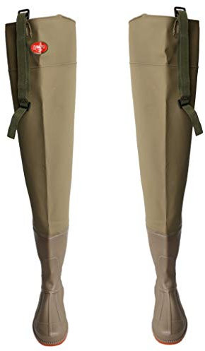 Tubayia 1 Paar Wasserdicht Herren Angeln Gummistiefel rutschfest Angelstiefel Hüftstiefel
