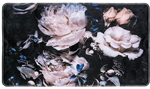 WENKO Wanneneinlage Peony - Antirutsch-Badewannenmatte mit Saugnäpfen, Kunststoff (TPR), 40 x 70 cm, Mehrfarbig
