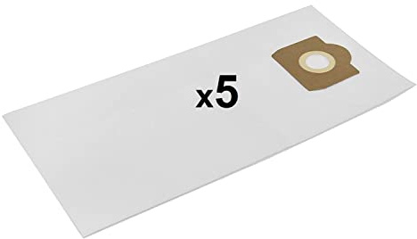 5x Staubsaugerbeutel passend für Einhell RT-VC 1600, 1630 SA, 1525 SA