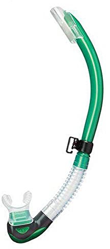 TUSA Platina 2 Hyperdry - Semi Dry Trockenschnorchel Erwachsene Profi silikon (Energy Green)