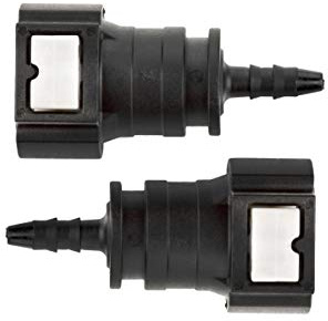LST 2x Schnellverschluss Kraftstoffleitung Schlauchkupplung gerade 9,49 * 4 mm
