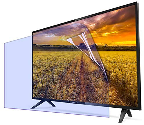 BDSHL TV Screen Protectors Anti-Scratch, Anti-Fingerprint, Anti-Greasy Blue Light Blocking Screen Protector Protect Eyes Prevent Myopia (Color : HD Version, Size : 65 inch 1429x804mm)