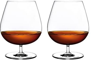 Topkapi Elite 66123 Maxime Clement XL - Set di 2 bicchieri cognac lavabili in lavastoviglie, in cristallo senza piombo, elegante e di alta qualità