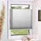 Grandekor Plissee Klemmfix ohne Bohren Grau 65x120cm(BxH) Plissees lichtdurchlässig Blickdicht Jalousien ohne Bohren Fensterrollo Klemmrollos Sonnenschutz Sichtschutz Faltrollo Rollos für Fenster