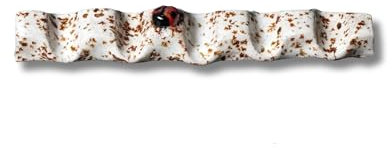 Artist Paint Brush Rest Holder with Ladybug Design - Ideal for Painters, Hobbyists | Premium Art Supplies Accessory & Unique Gift Idea (White - Ladybug)