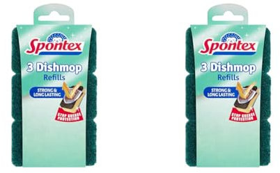 Spontex Dishmop General Purpose Refills, Pack of 6