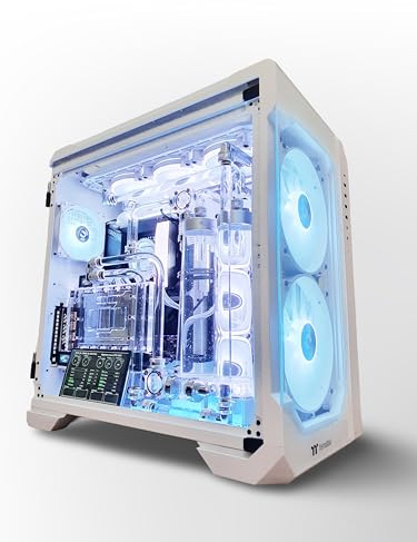 VIXIA High End Custom Watercooled Gaming PC - Intel Core i7 14700K - GeForce RTX 4080 DDR6X 16GB - DDR5 6000MHz 64GB - PCIe4.0 M.2 NVME 2TB - Dual Cooling - White - VXF-20W