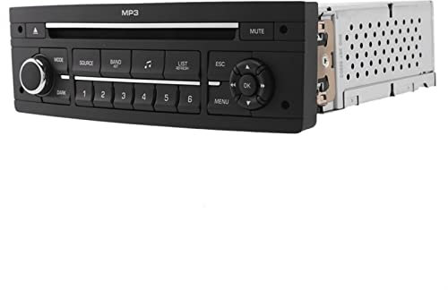 BIPANO Lettore CD RD43 con funzione USB AUX al posto del lettore RD4, for Peugeot 206 207 307 508, for Citroen C2 C4 C5 C6 Porta USB per autoradio