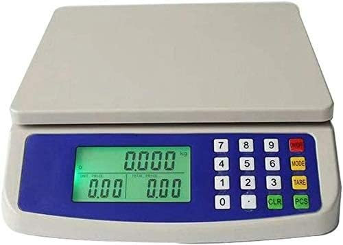 JUELIN Balance de Cuisine, Balance de Cuisine électronique de Haute précision, Balance électronique de calcul des Prix, Balance Alimentaire en Acier Inoxydable, Affichage de la Fonction de Tare,