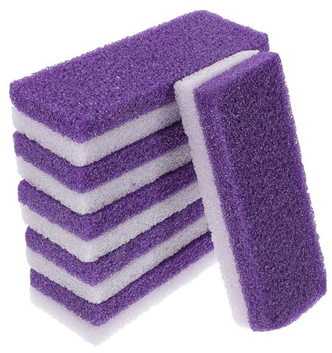 HAPINARY Ensemble D'outils Exfoliants Pour Les Pieds 6 Pièces Pierre Pour Les Pieds Facile À Utiliser Pour Les Voyages Et Les Soins À Domicile