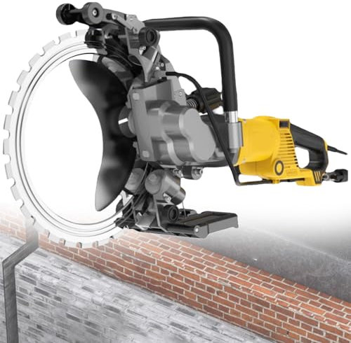 Brushless Circular Saw, Electric Wall Chaser with Blade, Deep Cut for Granite and Stone, High RPM Concrete Groove Cutting Machine