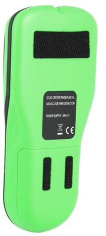 HOMSFOU Détecteur mural portable avec écran LCD et alarme sonore Scanner en métal et bois pour murs jusqu'à épais Fonction de correction automatique Pas de batterie incluse Vert
