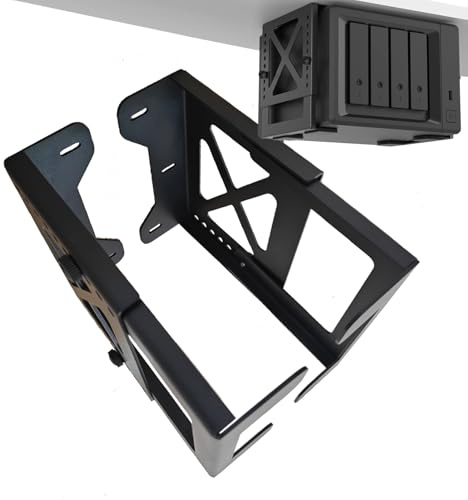 Generisch Montaggio da sottopiano - Supporto per dispositivi multimediali | Supporto per gestione dei cavi per postazione di lavoro Homeoffice Kleinstwohnung Studio