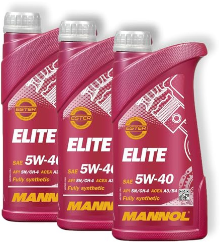 MANNOL Elite 5W-40 API SN/CF Motorenöl, 1 Liter