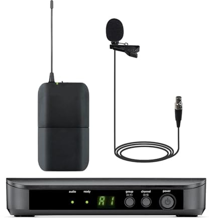 SMTYXS Sistema De Presentador Inalámbrico Micrófono De Petaca Micrófono De Solapa Inalámbrico For Puesta En Escena De Karaoke