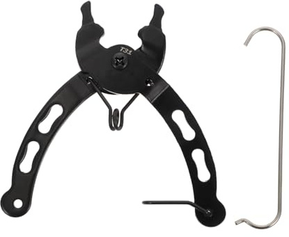 Kisangel Bike Chain Plier Quick Release Clamp Link Chain Wrench Removal and Installation Compatible Road and Mountain Bikes Sturdy Repair Accessory for Cycling Maintenance