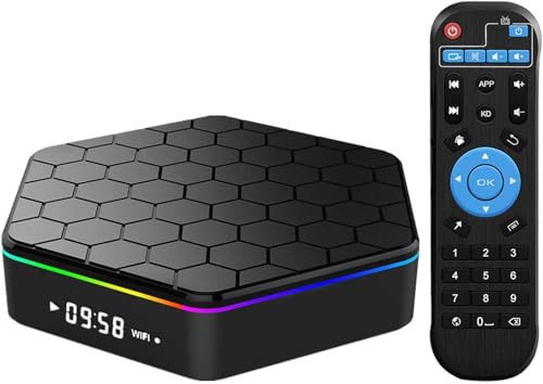 Boîtier Android TV, 3 Go de RAM, 32 Go de ROM, S912 Octa-Core 64 Bits, boîtier Smart TV 4K avec Capacité de Décodage H.265, Prenant en Charge Le Wi-FI Double Bande 2.4 GHz/5.0 GHz et Le Bluetooth 4.0