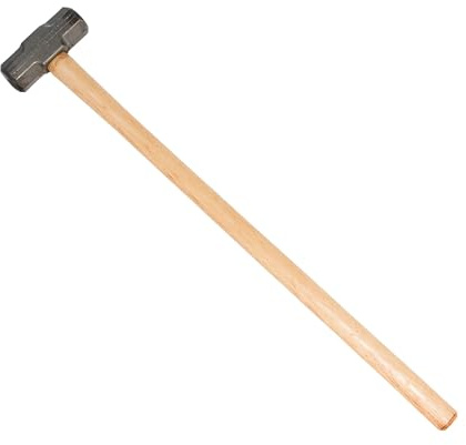 COUNCIL TOOL Sledge Hammer - 10 lb. Double Face Sledge with 36 Wooden Handle & Forged Steel Head - PR1000