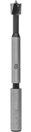 ENT 25020 Forstnerborr, skaft (S) 8 mm, diameter (D) 8 mm, L 90 mm