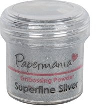 Papermania Poudre à Embosser (1 Oz) - Argent Super Fin