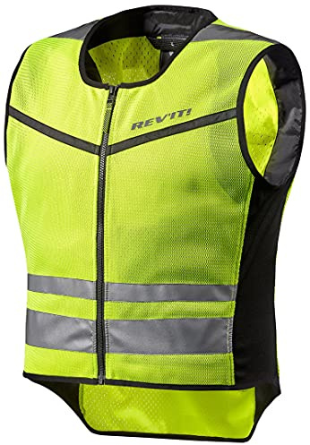 REV'IT! ATHOS AIR 2 Motorrad Sicherheitsweste/Warnweste - neon gelb Größe XS