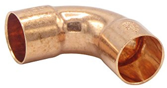 Serie 5000 LÖTFITTING KUPFER BOGEN 90°I/I - 28 x 28 MM - 10 Stück