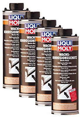 4x LIQUI MOLY 6104 Wachs Korrosions Schutz braun transparent Rost Pflege 1L