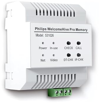 Philips Mémoire Compatible avec Le système WelcomeHive Pro 531026 – Module mémoire 280 Photos pour visiophone 2 Fils avec Stockage sécurisé