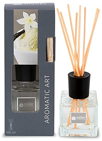 Müller Raumduft-Diffusor mit Stäbchen Vanilleduft Intensive und langlebige Düfte 100 ml