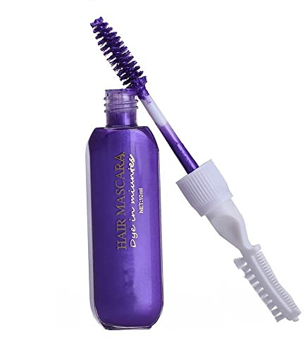 Temporary Hair Mascara Washable Temporary Hair Color Chalk Hair Dye Stick Non-toxic Instant Dye(Purple)