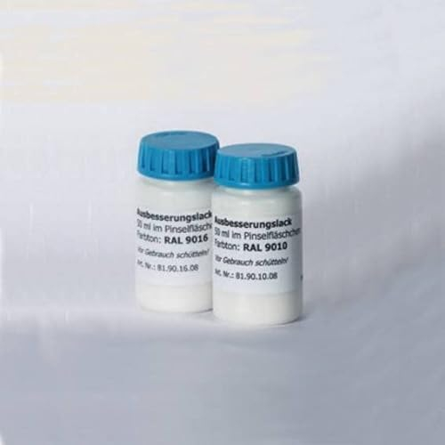 PROVISTON | Ausbesserungslack für Sockelleisten | Fußleisten korrekturfarbe | Weiß | RAL 9016 | 50 ml