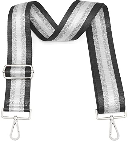 Taschengurt 5 cm Schultergurt für Taschen Mehrfarbiger Verstellbarer Breiter Schultergurt, Schulterriemen für Taschen für Damen und Herren 80-140cm Verstellbarer Ersatz-Taschengurt (dunkelgrau)