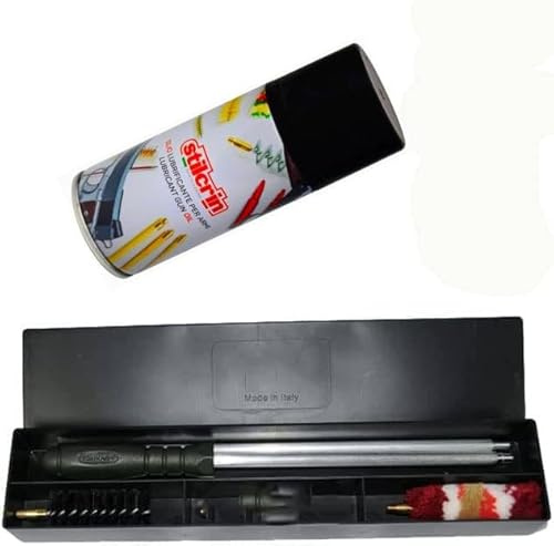 Kit Pulizia Calibro 410 Completo Scovoli Scovolino Asta Olio Fucile