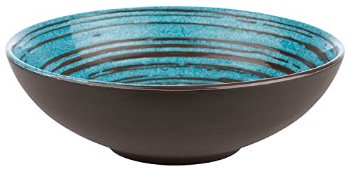 APS 85207 Ciotola in melamina CANCUN/Ciotola da portata per molte pietanze, 20,50 cm x 20,50 cm x 6,50 cm