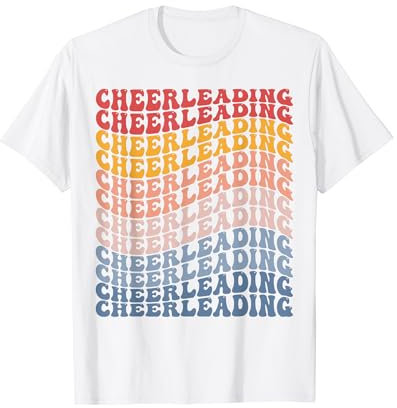 Cheerleading Groovy Cheerleader Cheer T-Shirt