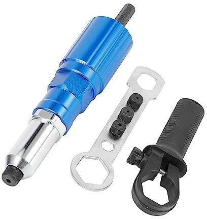 SUNGOOYUE Electric Rivet Drill Attachment Riveter Conversion Connector Adaptor Carpenter Tool for Woodwork