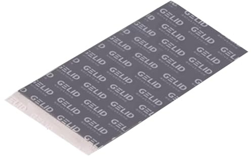 Qsvbeeqj Tapis de dissipateur thermique en silicone flexible réutilisable Conductivité thermique stable Composant informatique Accessoires de refroidissement Pad thermique pour le refroidissement de