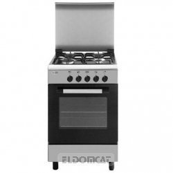 Glem cucina 53x50 4f/gas forno gas valvolati inox
