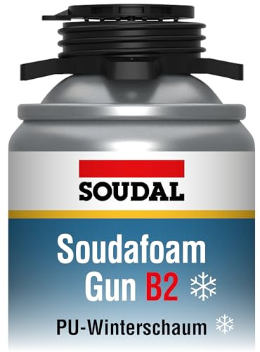 Soudal 1K Profi-Pistolenschaum Soudafoam Gun (Winterschaum) B2 champagner 750 ml